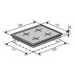 Фото - Варочная поверхность HSF640-T3G CEST (WH)